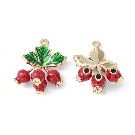 Brass Enamel Pendants LS-KK-G462-22LG-1