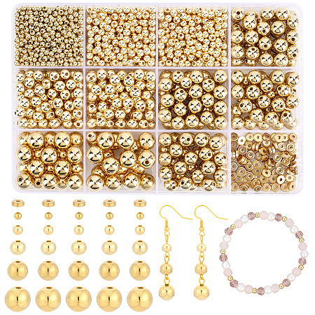 18040Pcs 6 Styles CCB Plastic Beads CCB-PA0001-25-1