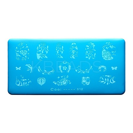 Stainless Steel Nail Art Stamping Plates MRMJ-Q068-012-1