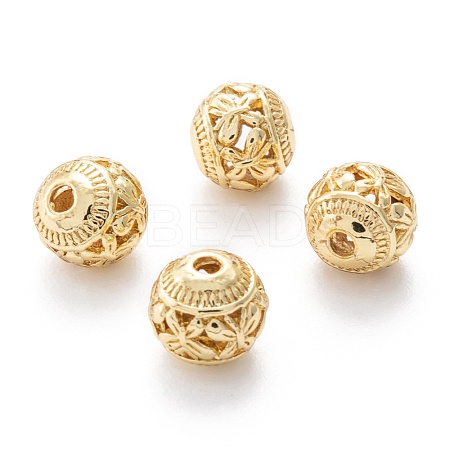 Alloy Hollow Beads PALLOY-P238-15G-RS-1