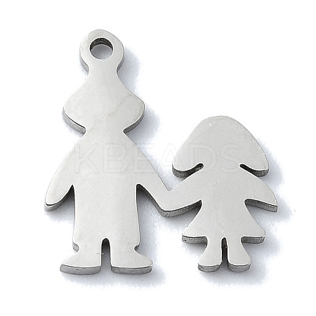 Non-Tarnish 304 Stainless Steel Charms STAS-C097-31P-1