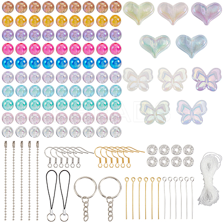DIY Acrylic Beads Mobile Phone Strap Making Kits DIY-SP0003-34-1