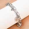 304 Stainless Steel Multi-strand Bracelets BJEW-P365-02P-2