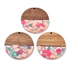 Resin and Walnut Pendants FIND-R051-05G-1