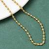 2.5MM Brass Satellite Chain Necklaces for Women NJEW-B148-02G-3
