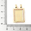 Brass Micro Pave Cubic Zirconia Pendants KK-U053-20G-02-3