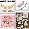 30 Pairs 5 Styles Wood Cabochons WOOD-SC0001-85-5