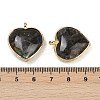 Natural & Synthetic Mixed Gemstone Pendants G-K347-10G-4
