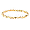 Brass Round Beads Stretch Bracelets for Women QZ7460-2-1