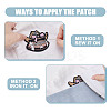 6Pcs 3 Styles Polyester Embroidery Sew on Appliques PATC-FG0002-63-5