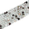 Natural Green Lodolite Quartz/Garden Quartz Beads Strands G-T143-01-4
