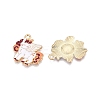 Rack Plating Alloy Enamel Pendants ENAM-N056-420-2