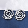 304 Stainless Steel Stud Earrings for Women LS-EJEW-K306-15P-2
