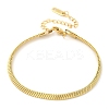 304 Stainless Steel Snake Chain Bracelets for Women LS-BJEW-U019-04G-02-4