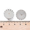 Non-Tarnish 304 Stainless Steel Brooch Base Settings FIND-D035-03C-P-3