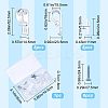 2 Sets Curtain Clear P Clips Hook IFIN-GF0001-24-2