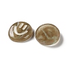 Resin Enamel Cabochons CRES-S371-01-3