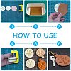 Dog Paw Shape Key Ring Hanging Plastic Mold DIY-WH0183-46-4
