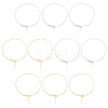 10Pcs 2 Colors Brass Box Chains Slider Bracelet Making KK-BC0013-29-1