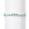2Pcs 2 Style Natural Howlite & Glass Seed Round Beaded Stretch Bracelets Set for Women BJEW-JB09332-2