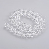 Imitation Austrian Crystal Bead Strands G-M181-10mm-01A-2