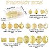 5Pcs 5 Styles Brass Locket Pendants KK-FS0001-90-4