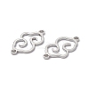 Non-Tarnish 304 Stainless Steel Connector Charms STAS-A071-01P-3