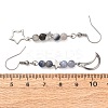 Natural Mixed Stone Dangle Earring EJEW-JE05934-3