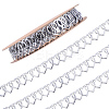 Polyester Heart Ribbon DIY-WH20048-086E-7