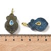 Natural Amethyst & Fluorite & Rose Quartz & Labradorite & Lapis Lazuli Pendants G-C274-01-3