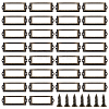 Iron Label Frame LS-IFIN-WH0065-48D-AB-1