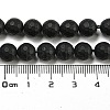 Natural Black Onyx Beads Strands G-D710-8mm-06-4