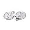 Non-Tarnish 304 Stainless Steel Pendants STAS-C003-04P-3