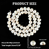 1 Strand Natural Cultured Freshwater Pearl Beads Strands PEAR-PH0001-17-2