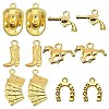 84Pcs 6 Styles Alloy Pendants FIND-SC0013-31-1