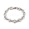 304 Stainless Steel Mariner Link Chain Bracelets for Women BJEW-F488-02P-2