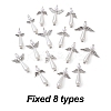 16Pcs 2 style Acrylic Imitation Pearl & Alloy Charms FIND-YW0003-99-4