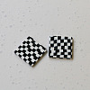 Acrylic Plaid Charm FIND-SZC0010-430-1