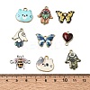 Alloy Enamel Pendants ENAM-XCP0001-50-1-5