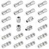 AHADERMAKER 60 Sets 2 Style Brass Screw Clasps KK-GA0001-24-1