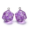 Transparent Acrylic Pendants MACR-O044-03D-1