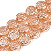 Electroplate Glass Beads Strand EGLA-S188-19-A02-1
