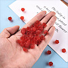 Transparent Acrylic Beads Caps PL543-6-6