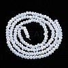 Electroplate Glass Beads Strands EGLA-A044-J1mm-B06-3
