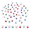 50Pcs Rhinestone Adjustable Rings RJEW-FI0001-06-1