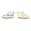 Alloy Enamel Shoes Pendants PALLOY-N170-023A-NR-2