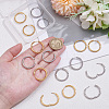 304 Stainless Steel Hoop Earrings EJEW-UN0001-06-2