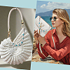 2Pcs 2 Styles Ocean Theme Synthetic Turquoise Pendant Decorations HJEW-SC0002-28B-5