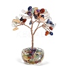 Natural Mixed Stone Chips Tree of Life Decorations DJEW-B013-01E-1