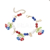 Acrylic Charm Bracelets for Women BJEW-MZ00181-2